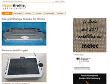 Tablet Screenshot of hyperbraille.de